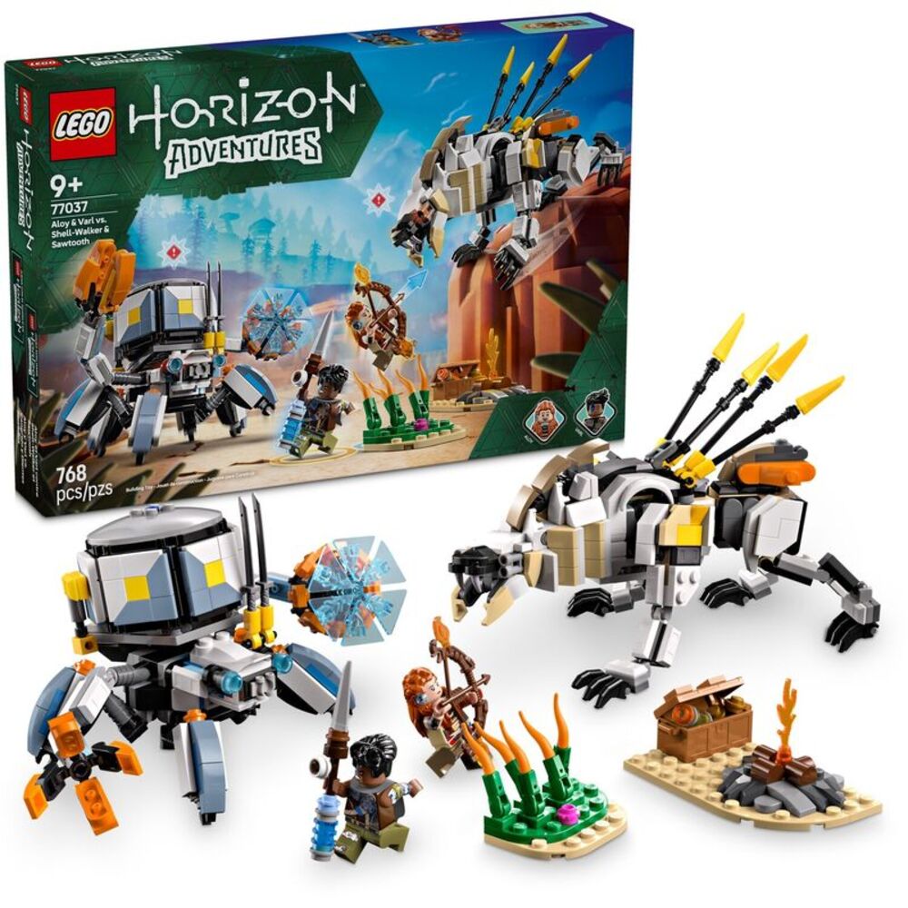 LEGO® Horizon™ Adventures Aloy & Varl vs. Shell-Walker & Sawtooth 77037